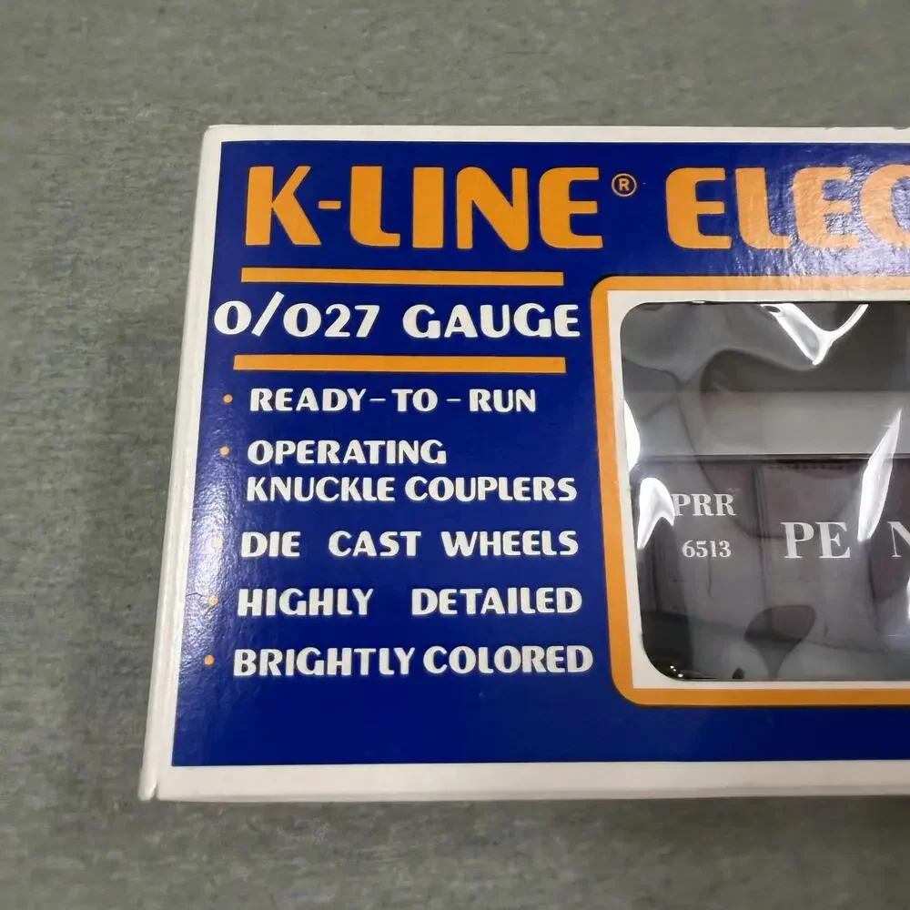 K-Line O/O27 Gauge‎ Pennsylvania Railroad PRR 6513 Gondola New In Box